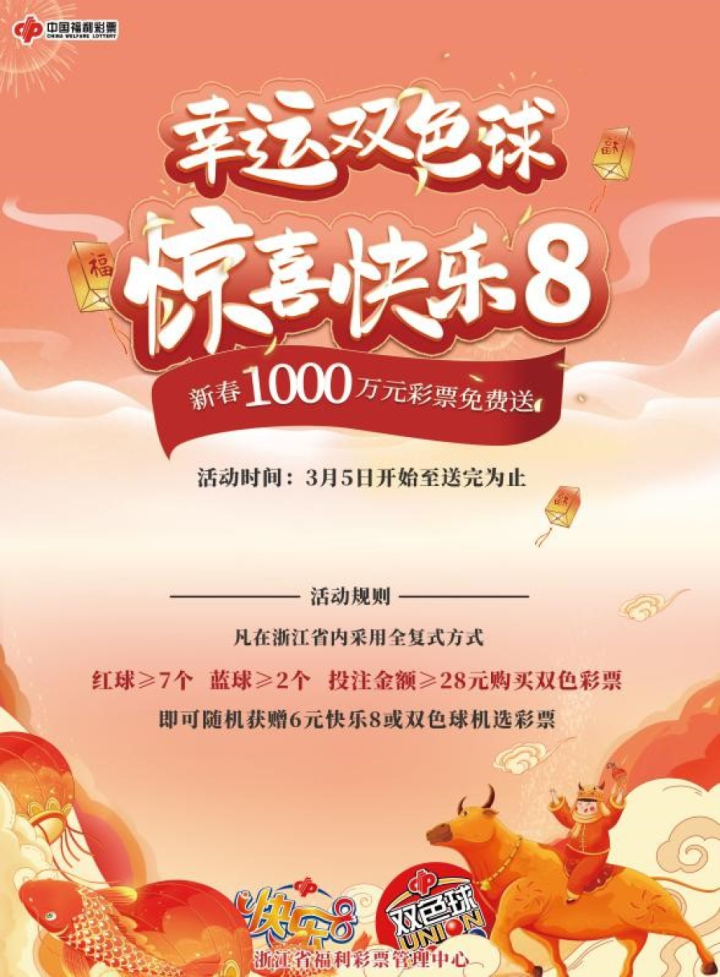2036年双色球大派送，惊喜连连，幸运来袭！