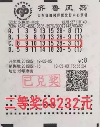 2019年双色球第3期，梦想与幸运的碰撞——揭秘开奖结果