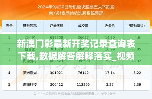 探秘新澳最新开门奖历史记录，一场财富与机遇的盛宴新澳最新开门奖历史记录新